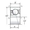 12 mm x 28 mm x 8 mm  NSK 12BGR10X радиально-упорные шарикоподшипники