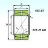 76,2 mm x 120,65 mm x 66,68 mm  ISB GEZ 76 ES подшипники скольжения #1 small image