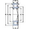 10 mm x 22 mm x 6 mm  SKF 71900 CE/P4A радиально-упорные шарикоподшипники