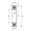 120 mm x 180 mm x 28 mm  FAG HC7024-E-T-P4S радиально-упорные шарикоподшипники