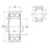 35 mm x 80 mm x 34,9 mm  NSK 5307 радиально-упорные шарикоподшипники #1 small image