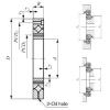 10 mm x 52 mm x 8 mm  IKO CRBF 108 AT упорные роликоподшипники