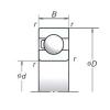 35 mm x 80 mm x 21 mm  NSK 6307T1X радиальные шарикоподшипники #1 small image