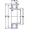 20 mm x 42 mm x 12 mm  SKF 6004-2RSL радиальные шарикоподшипники