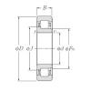 150 mm x 270 mm x 45 mm  CYSD NJ230 цилиндрические роликоподшипники #1 small image