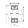 12 mm x 28 mm x 12 mm  FAG 3001-B-2RSR-TVH радиально-упорные шарикоподшипники