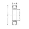 45 mm x 100 mm x 36 mm  SIGMA NJ 2309 цилиндрические роликоподшипники