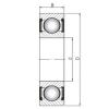 110 mm x 170 mm x 28 mm  ISO 6022 ZZ радиальные шарикоподшипники