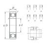 15 mm x 35 mm x 11 mm  KOYO 6202ZZ радиальные шарикоподшипники