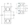 3,967 mm x 7,938 mm x 2,779 mm  NSK R 155 радиальные шарикоподшипники