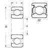 30 mm x 47 mm x 9 mm  FBJ 6906ZZ радиальные шарикоподшипники