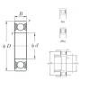 75 mm x 105 mm x 16 mm  KOYO 6915-2RU радиальные шарикоподшипники #1 small image