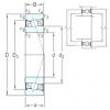 90 mm x 125 mm x 18 mm  SNFA HB90 /S 7CE1 радиально-упорные шарикоподшипники #1 small image