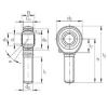 18 mm x 35 mm x 23 mm  INA GAKL 18 PB подшипники скольжения #1 small image