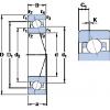 95 mm x 145 mm x 24 mm  SKF 7019 ACE/HCP4AH1 радиально-упорные шарикоподшипники #1 small image