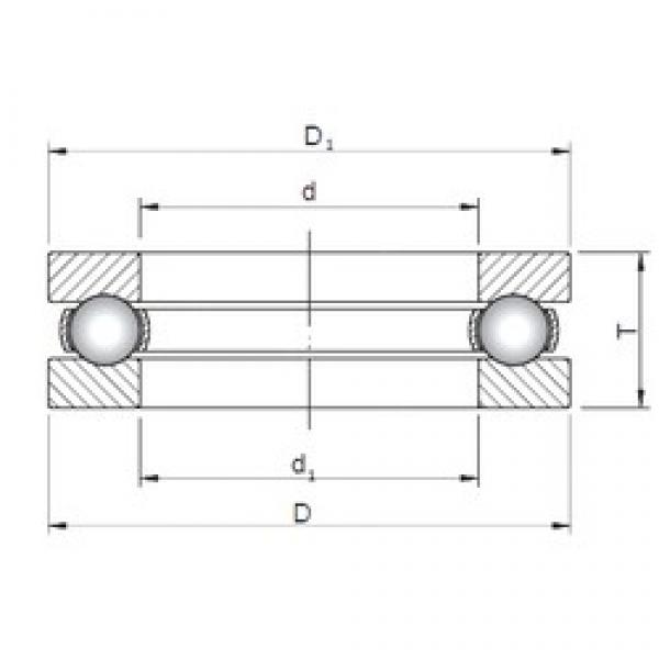 ISO 51210 упорные шарикоподшипники #1 image