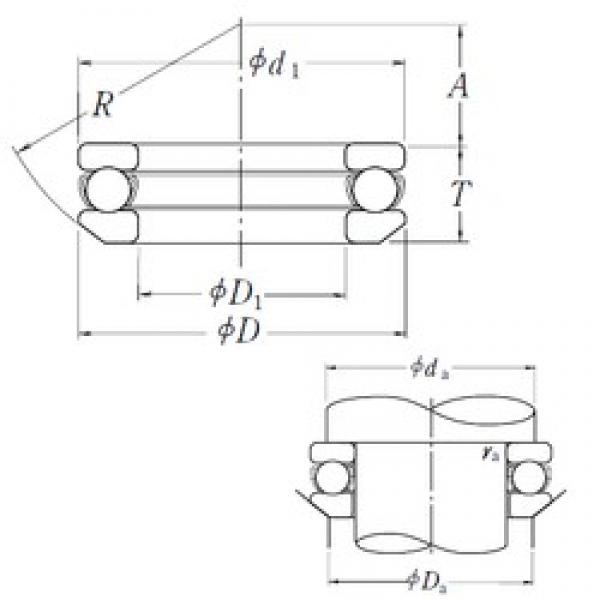 NSK 53204 упорные шарикоподшипники #1 image