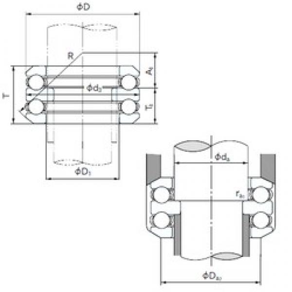 NACHI 54320 упорные шарикоподшипники #1 image