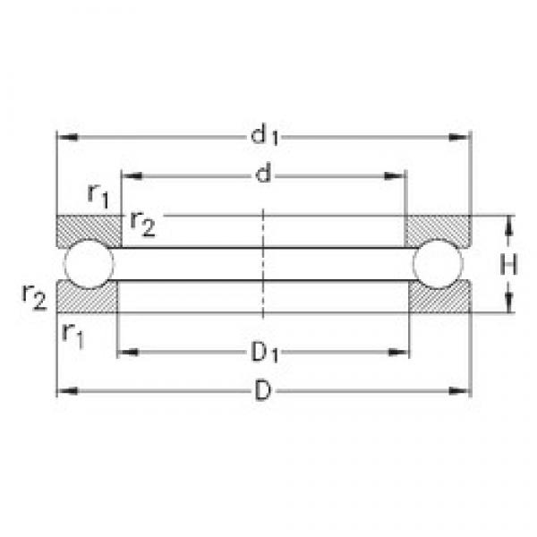 NKE 51156-MP упорные шарикоподшипники #1 image