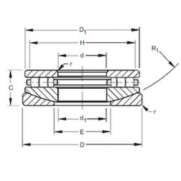 Timken 140TPS158 упорные роликоподшипники #1 image