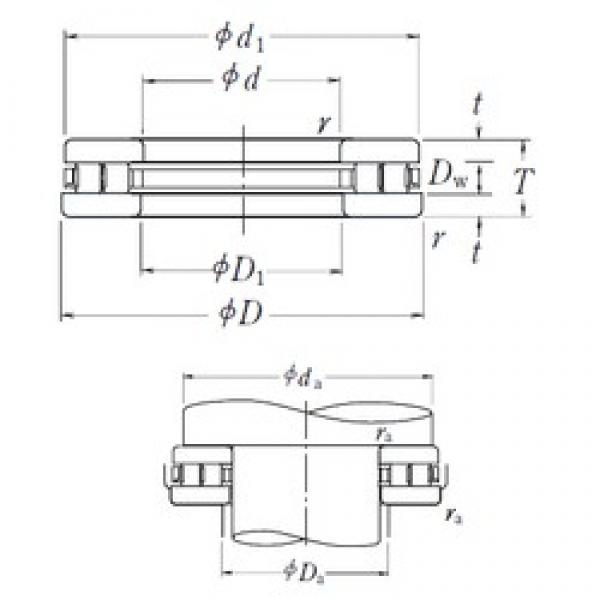 NSK 110TMP93 упорные роликоподшипники #1 image