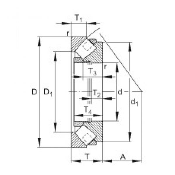 FAG 293/1600-E-MB упорные роликоподшипники #1 image