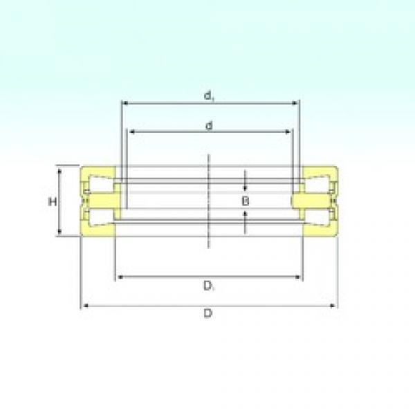 530 mm x 710 mm x 57 mm  ISB 351475 C упорные роликоподшипники #1 image