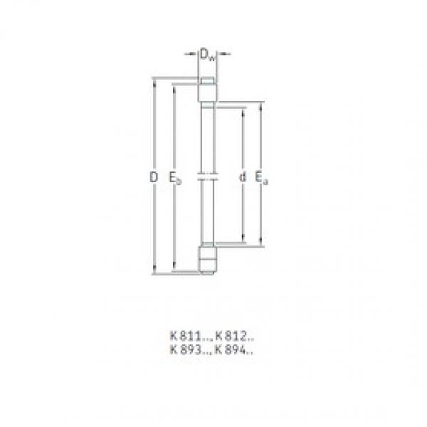 SKF K81224TN упорные роликоподшипники #1 image