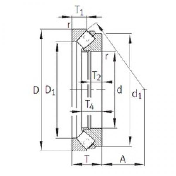 INA 294/710-E1-MB упорные роликоподшипники #1 image