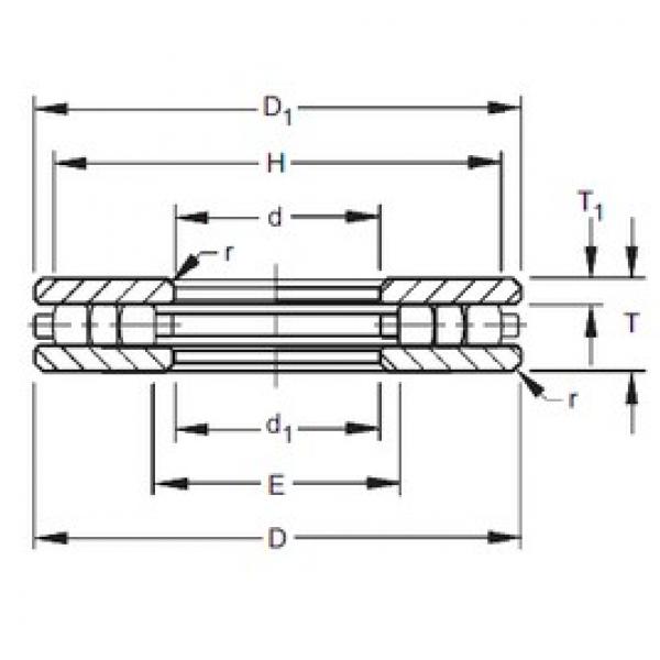 Timken 30TP106 упорные роликоподшипники #1 image