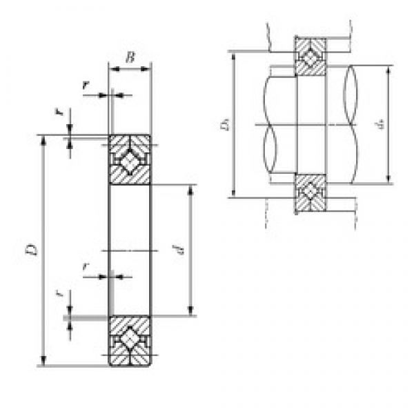 140 mm x 200 mm x 25 mm  IKO CRB 14025 упорные роликоподшипники #1 image