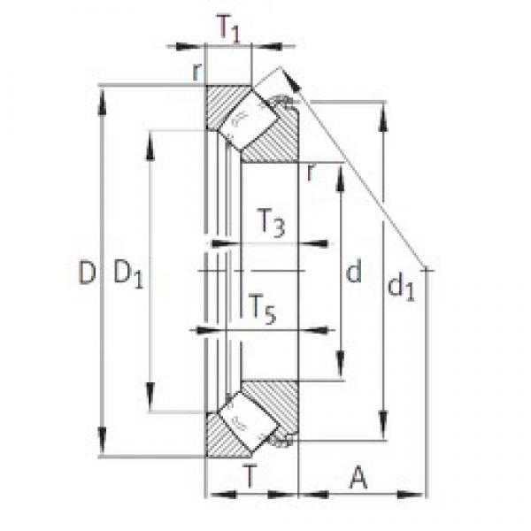 INA 29416-E1 упорные роликоподшипники #1 image