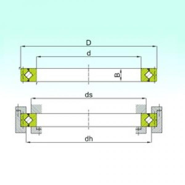 50 mm x 80 mm x 13 mm  ISB CRBC 5013 упорные роликоподшипники #1 image