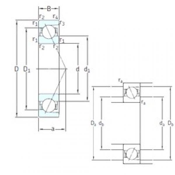 70 mm x 125 mm x 24 mm  SNFA E 270 /NS 7CE1 радиально-упорные шарикоподшипники #1 image