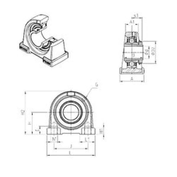 SNR UKPAE211H подшипниковые узлы #1 image