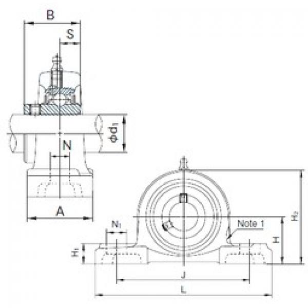 NACHI UCPX14 подшипниковые узлы #1 image