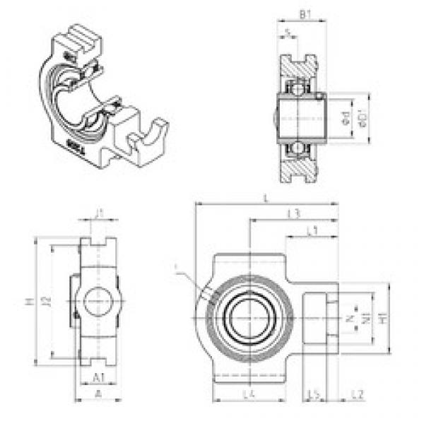 SNR UCT209 подшипниковые узлы #1 image