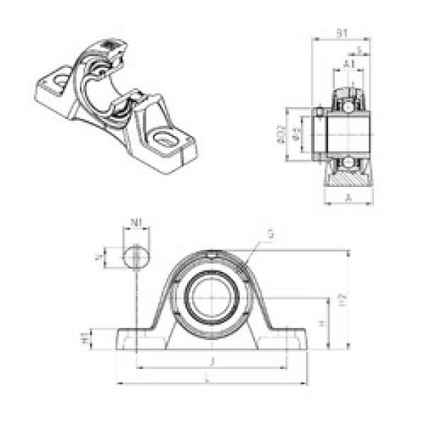 SNR EXPLE204 подшипниковые узлы #1 image