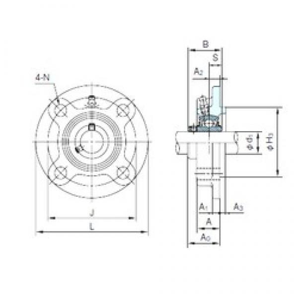 NACHI UCFC206 подшипниковые узлы #1 image