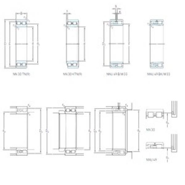 500 mm x 670 mm x 170 mm  SKF NNU 49/500 B/SPW33X цилиндрические роликоподшипники #1 image