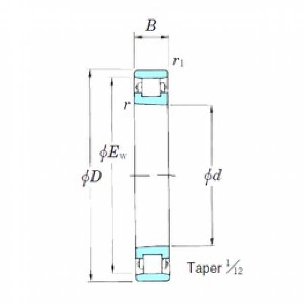 80 mm x 125 mm x 22 mm  KOYO 3NCN1016K цилиндрические роликоподшипники #1 image