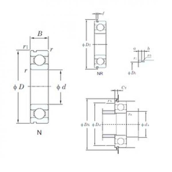 95 mm x 145 mm x 24 mm  KOYO 6019N радиальные шарикоподшипники #1 image