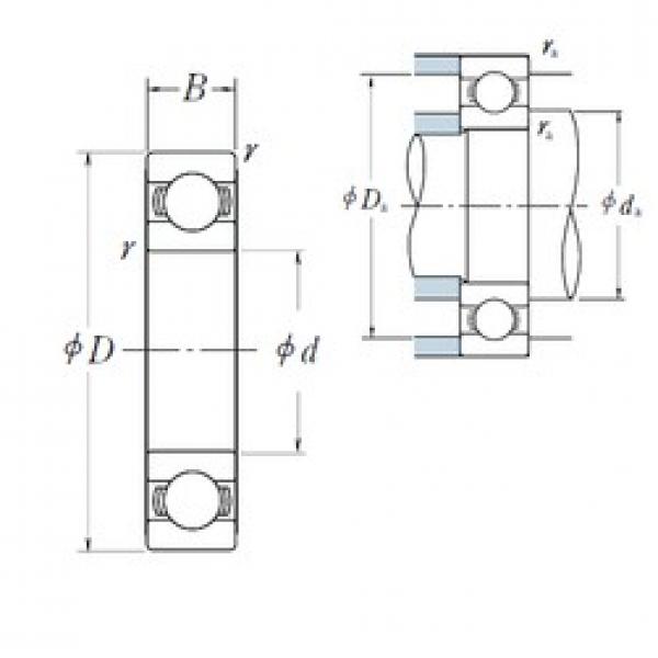 180 mm x 280 mm x 31 mm  NSK 16036 радиальные шарикоподшипники #1 image