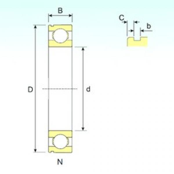 17 mm x 40 mm x 12 mm  ISB 6203 N радиальные шарикоподшипники #1 image