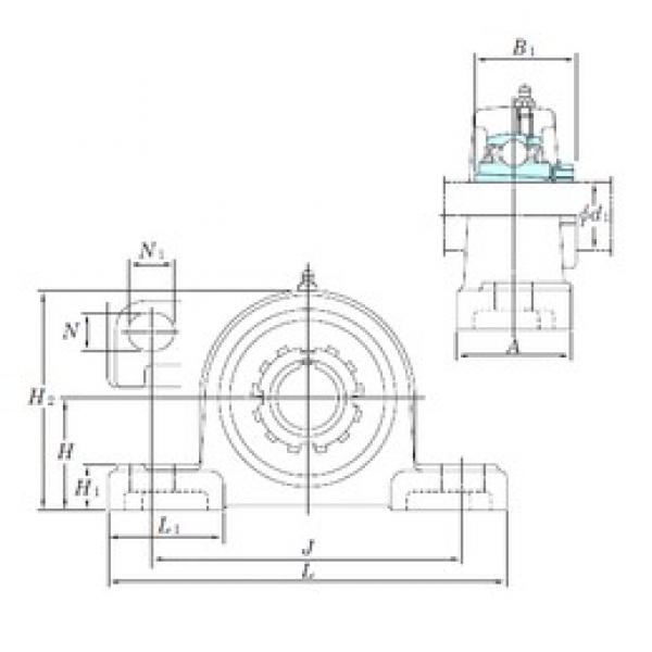 KOYO UKP205SC подшипниковые узлы #1 image