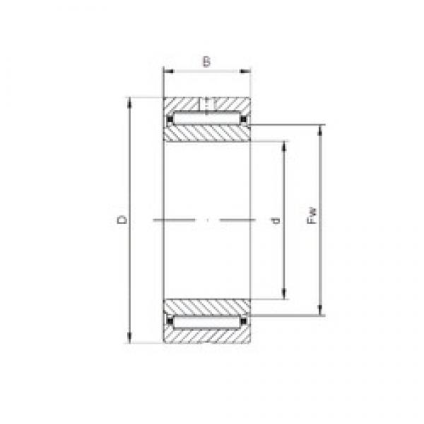 40 mm x 62 mm x 30 mm  ISO NA5908 игольчатые подшипники #1 image