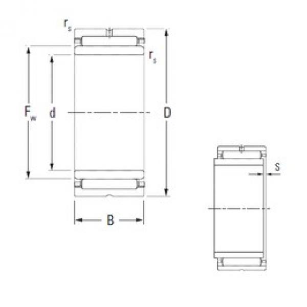 65 mm x 90 mm x 35 mm  KOYO NKJ65/35 игольчатые подшипники #1 image