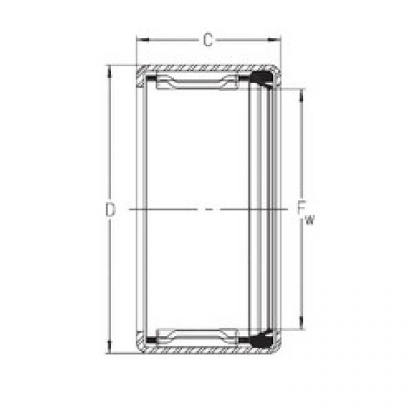 INA SCE86P игольчатые подшипники #1 image