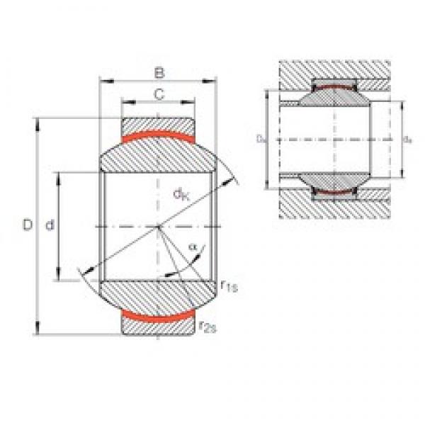 12 mm x 26 mm x 15 mm  INA GE 12 FW подшипники скольжения #1 image