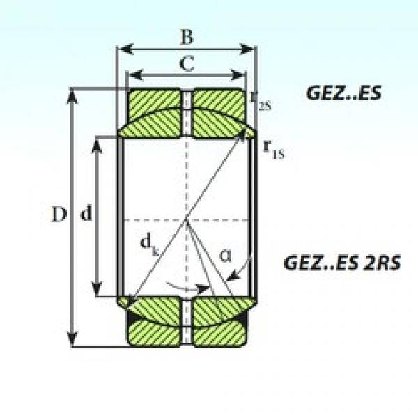 76,2 mm x 120,65 mm x 66,68 mm  ISB GEZ 76 ES подшипники скольжения #1 image